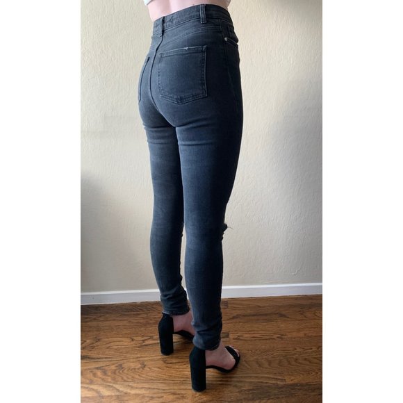 Light Before Dark Super High Rise Distressed Jeans - Picture 3 of 4